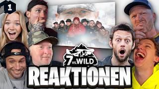 ALLE Reaktionen der Teilnehmer auf Folge 1  7 vs. Wild - Staffel 4