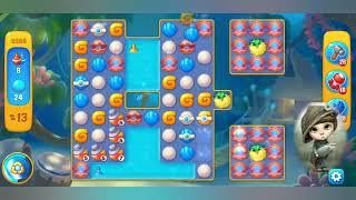 Fishdom 2022, no Boosters, 9586  level  -  прохождение без бустеров,  9586  уровень.