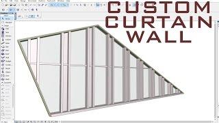 Custom Curtain Wall ArchiCAD