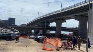 LIVE SHOTS :  ACCRA- GHANA. OBETSEBI LAMPTEY INTERCHANGE ROAD PROJECT IS FAST ADVANCING.