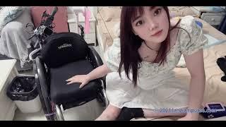 Ava: Paraplegic Girl Difficulty Dressing