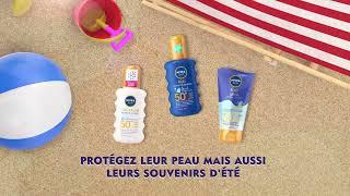 Vos enfants profitent de la plage avec NIVEA Sun !