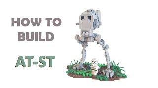 LEGO Star Wars AT-ST Walker MOC | Building Instructions