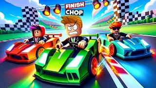 ROBLOX CHOP RACES PRO PLAYERS IN GO KART RACE CLICKER