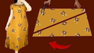  New Idea Summer Trends Dresses ️ Very Easy Very Cute Dress Pattern ️ Sew Only 20 Minute 