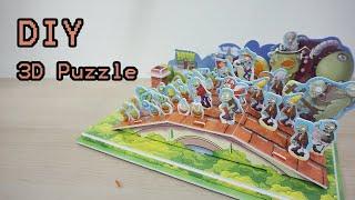 How To Make Plants vs Zombies Graze The Roof 3D Puzzle