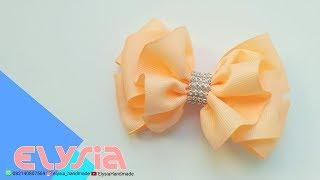 Laço Ruffle  Ribbon Bow  DIY by Elysia Handmade