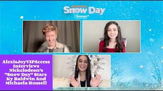 Snow Day Stars Ky Baldwin And Michaela Russell Interview - Talks Dance Numbers & Dream Snow Day