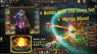 4 Builds With Old Glory Set | Mortis Blood | Drakensang Online | Maszive