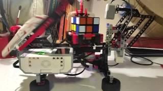 Lego Mindstorm, робот для сборки кубика рубика