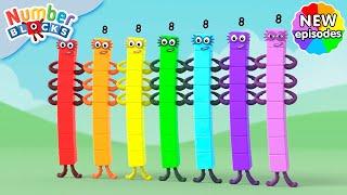 The Rainbow Makers | Series 7 | Learn Multiplication | Learn to Count | Numberblocks