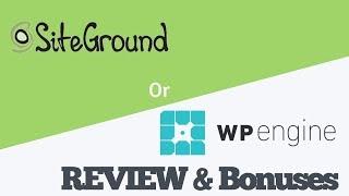 SiteGround vs WP Engine - Which one is the best? Check my SiteGround and WP Engine Review