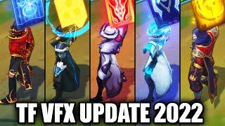 All Twisted Fate Skins Visual Effect VFX Update 2022 (League of Legends)