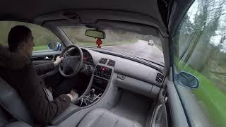 Mercedes-Benz CLK 230K W208 (2000) - Driving From Home To Work