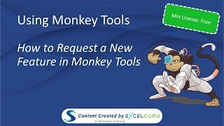 Using Monkey Tools - How to Request a new Monkey Tools Feature!