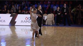 Pavel Shchepletsov - Alina Khrometskova RUS, Cha-Cha-Cha | ROC 2018 WDSF Open Youth Latin