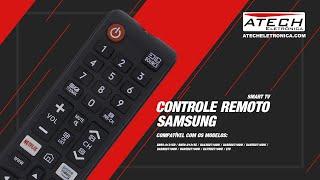 Controle Remoto Smart TV Samsung UA65RU7100W (780311)