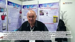 Sergey Bibikov (Nitrid, SPE, LLC / Saratov, Russia) about 16th Heat Treatment - 2023 Exhibition