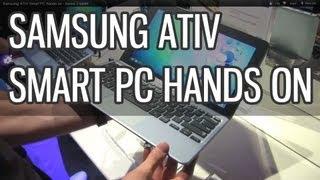 Samsung ATIV Smart PC PRO hands on preview - series 7 slate tablet