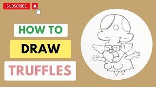 HOW TO DRAW TRUFFLES - CREATIVE DESSERT ART GUIDE