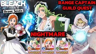 RANGE CAPTAIN GUILD QUEST NIGHTMARE! WITH 2/5 CANDICE! - Bleach: Brave Souls