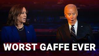 Kamala Harris abandons ‘creepy’ Joe Biden after worst gaffe ever