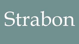 How to Pronounce ''Strabon'' (Strabo) Correctly in French