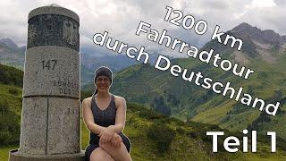 1200 km Fahrradtour durch Deutschland - TEIL 1 - Ich habe mich überschätzt