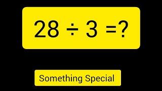 28 Divided by 3 ||28 ÷ 3||How do you divide 28 by 3 step by step?||Long Division||28/3