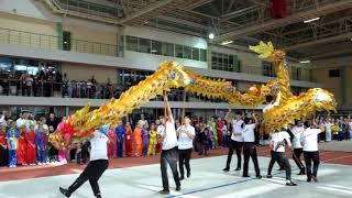 Dragon dance wushu kungfu Танец дракона ушу кунгфу wudeschool