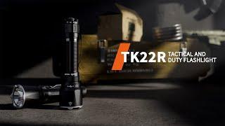 Fenix TK22R Tactical Flashlight - Max 3200 Lumens - USB-C Rechargeable