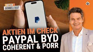 PayPal - KI-Gamechanger? | Außerdem die Aktien BYD, Coherent & Porr im Experten Check