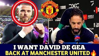  BREAKING NEWS DAVID DE GEA BACK INTO MANCHESTER UNITED  - SAID, Ruben Amorim Wants To Sign Him