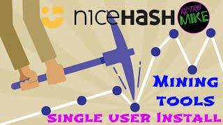 Retro Mike Mining Tools Install on Nicehash OS 2.0 | Single User Mode