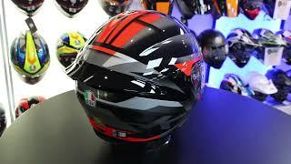 AGV K1-S Fastlap Motorcycle Helmet (Black|Grey|Red)