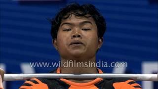 Renu Bala Chanu Yumnam wins Weightlifting Gold at Commonwealth 2010