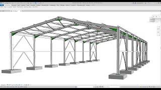 How to make steel structure portal frame in 10 minutes using dynamo