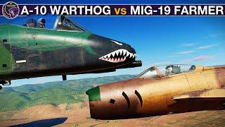 A-10 Thunderbolt II vs Mig-19 Farmer Dogfight | DCS