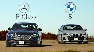 Mercedes Still King Of German Sedans? 2024 BMW 5 Series vs 2024 Mercedes Benz E-Class.