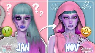 Giving my OLD sims MAKEOVERS / Sims 4 CAS Challenge