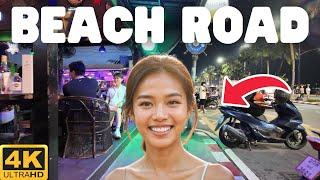 What Opposite Side of Pattaya Beach Road Looks Like in October 2024 - Thailand Walking Tour 4K