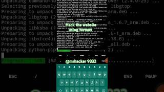 how to do ddos attack with termux #termuxtricks #hacker #ddos #youtubeshort #viralshorts