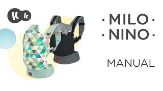 Kinderkraft MILO/NINO ergonomic carrier up to 20 kg How To Video | Tutorial