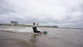 KITESURFEN SPRINGEN LERNEN - FRONT ROLL ONE FOOT