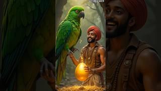 A big parrot enters the village, beautiful story #026 #10million #viral #ai #shorts