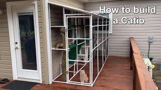 How to build a Catio (outside cat enclosure) DIY