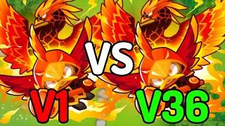 Old V1.0 Wizard Lord Phoenix VS  New V36.0 Wizard Lord Phoenix