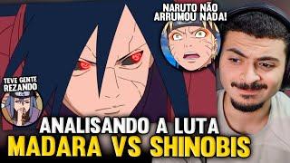 KAMUZ REAGE: MADARA HUMILHA TODA A ALIANÇA SHINOBI E OS 5 KAGES EM NARUTO SHIPPUDEN