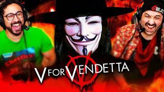 V FOR VENDETTA (2005) MOVIE REACTION!!  UNDERRATED & POWERFUL DC MOVIE! Natalie Portman | Wachowskis