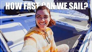 FASTEST SAIL EVER on Ruby Rose 2! | Catamaran Sailing in Greece